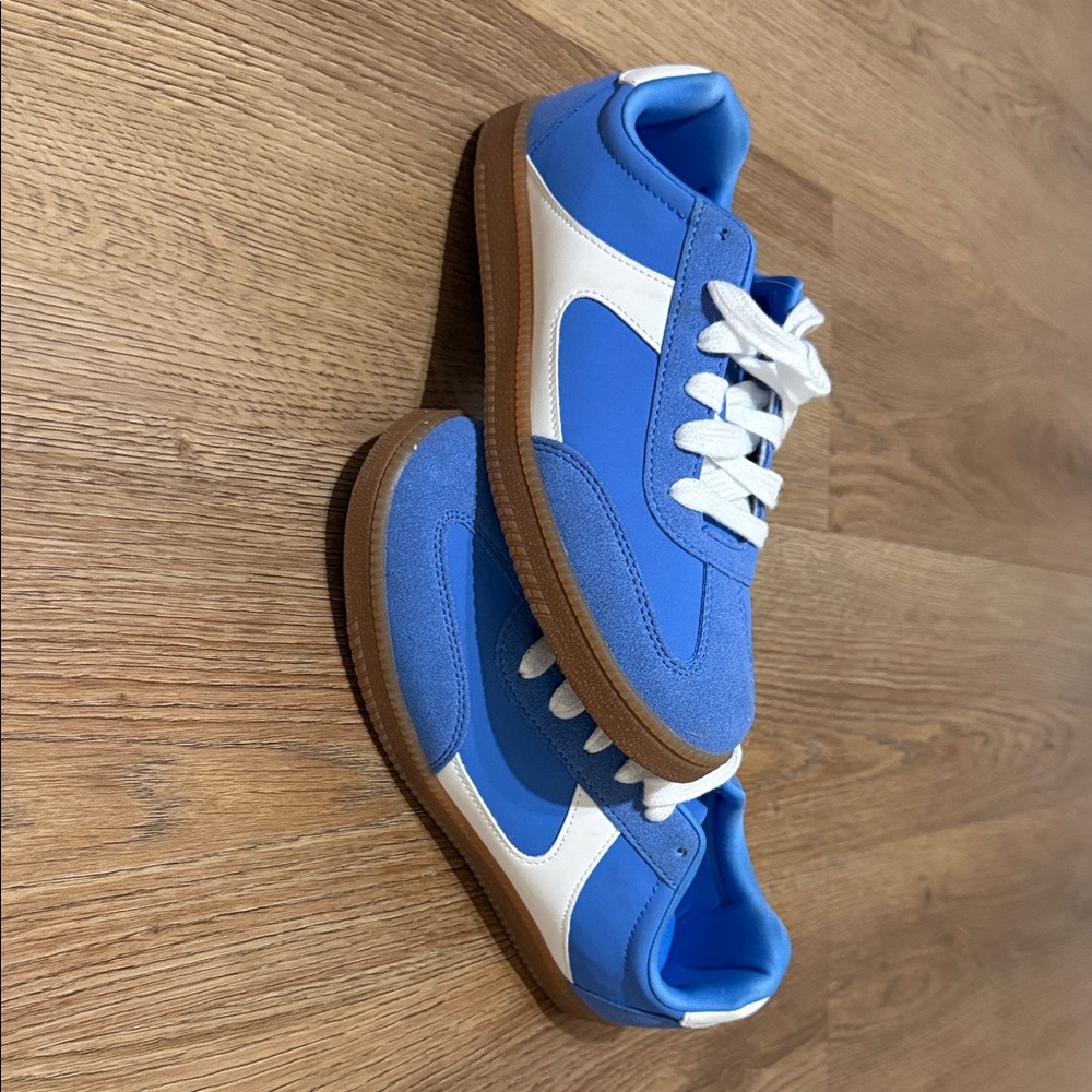 No Boundaries Blue and White Sneakers
